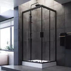 Душевой уголок 100x80 см Am.Pm Gem W90G-404-100280-BT прозрачное Am.Pm.