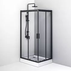 Душевой уголок 100x80 см Am.Pm Gem S W93G-404-100280-BT прозрачное Am.Pm.