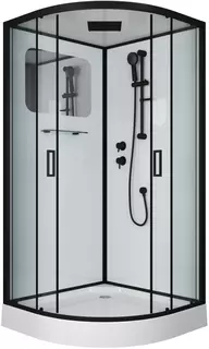 Душевая кабина 90x90x210 см Niagara NG-6901-01BLACK тонированное