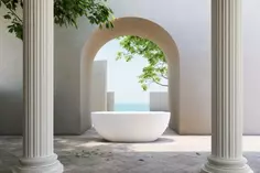 Ванна из литьевого мрамора 165x78 см Abber Stein AS9620-1.6