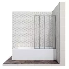 Шторка для ванны 100 см Ambassador Bath Screens 16041111R прозрачное