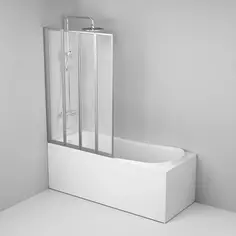 Шторка для ванны 100 см AM.PM Like W80BS-100-140CT прозрачное Am.Pm.