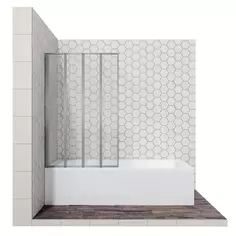 Шторка для ванны 90 см Ambassador Bath Screens 16041110L прозрачное