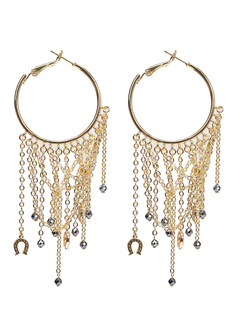 Серьги-кольца с подвесками Sexy Fish R