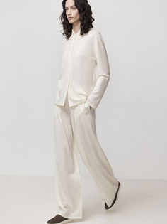 Брюки из шерсти и шелка 12 STOREEZ