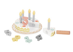 Деревянные игрушки Деревянная игрушка Tooky Toy Игровой набор Торт на день рождения