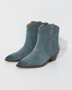 Ковбойские ботильоны цвета индиго 2Mood