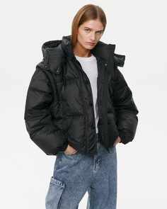 Утепленная куртка-трансформер черного цвета 2Mood