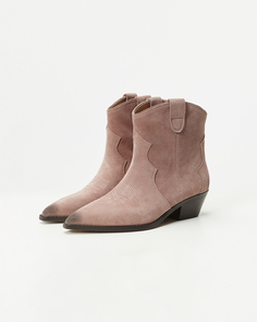 Ковбойские ботильоны розового цвета 2Mood