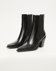 Ботильоны на высоком каблуке черного цвета 2Mood