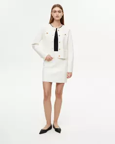 Юбка мини молочного цвета 2Mood