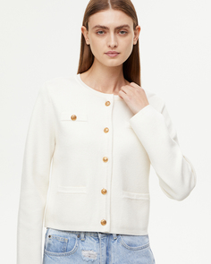 Жакет из шерсти молочного цвета 2Mood