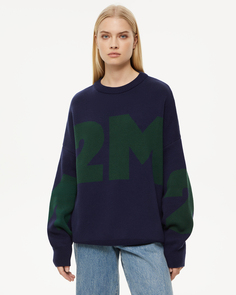 Джемпер 2М темно-синего цвета 2Mood