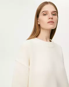 Джемпер со швами наружу молочного цвета 2Mood