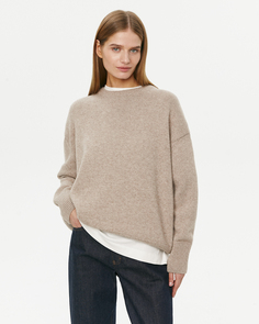 Джемпер из шерсти и кашемира бежевого цвета 2Mood