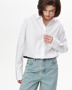 Рубашка оверсайз белого цвета 2Mood