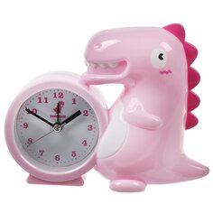 Часы-будильник настольные, 15 см, пластик, Динозавр, Y6-6067