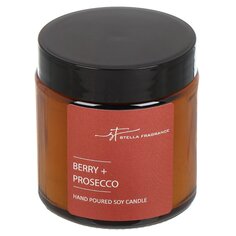 Свеча декоративная ароматическая, в стакане, Stella Fragrance, Berry + Prosecco, 90 гр, SF0902
