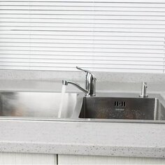 Смеситель для раковины, Frud, короткий излив, с картриджем, R45055-2