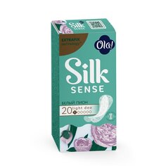 Прокладки женские Ola, Silk sense light Белый пион, ежедневные, 20 шт, стринг-мультиформ Ola!
