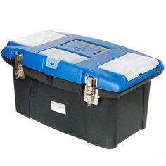 Ящик для инструментов, 19 , 48х23 см, пластик, Bartex, металлический замок, 27802204