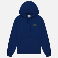 Мужская толстовка Lacoste Loose Fit Hoodie Organic Cotton, цвет синий