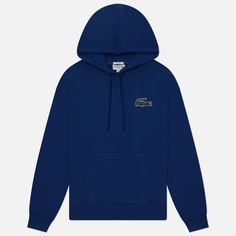 Мужская толстовка Lacoste Loose Fit Hoodie Organic Cotton, цвет синий, размер XL