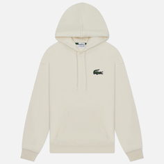 Мужская толстовка Lacoste Loose Fit Hoodie Organic Cotton, цвет бежевый, размер XL