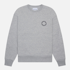 Мужская толстовка MKI Miyuki-Zoku Circle Crew Neck, цвет серый, размер XXL