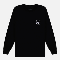 Мужской лонгслив uniform experiment Authentic Logo Wide, цвет чёрный, размер XL