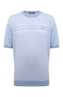 Джемпер из хлопка и шелка Zilli