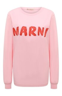 Хлопковый лонгслив Marni