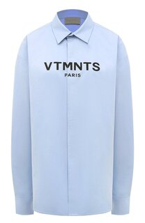 Хлопковая рубашка VTMNTS