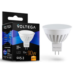 Лампы светодиодные лампа светодиодная Voltega Ceramics MR16 GU5.3 10Вт 2800K спот