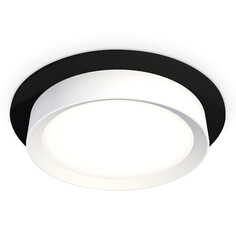 Светильники точечные круглые светильник встраиваемый DE FRAN Бета GU10 черный белый
