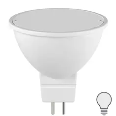 Лампа светодиодная Lexman Frosted G5.3 175-250 В 5.5 Вт матовый 500 лм нейтральный белый свет