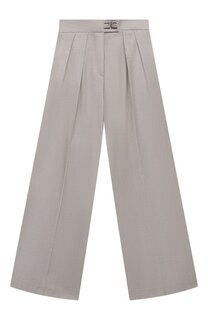 Брюки из шерсти и вискозы Elisabetta Franchi La Mia Bambina