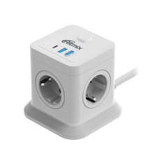 Сетевой фильтр Ritmix RM-242C 4 Sockets 2m White