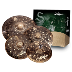 Тарелки, барабаны для ударных установок Zildjian SD4680 S DARK CYMBAL PACK (14H, 16C, 18C, 20R)