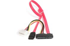 Кабель питания Gembird Combo SATA molex+SATA/SATA, 15pin+7pin, (длина инт - 35см, питание - 15см), пакет