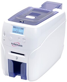 Принтер Pointman Nuvia N20 односторонний, подающий лоток на 100 карт, принимающий на 50 карт + подача карт по одной USB, Ethernet