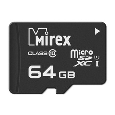 Карта памяти 64GB Mirex 13612-MC10SD64 microSDXC Class 10 UHS-I