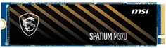 Накопитель SSD M.2 2280 MSI S78-4409PW0-P83 Spatium M370 256GB PCIe Gen3x4 NVMe 1.3 2300/1100MB/s IOPS 150K/230K MTBF 1.5M TBW 200