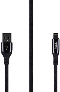 Кабель интерфейсный TFN TFN-C-BLZ-AL1M-BK USB-A - 8pin blaze 1.2m, черный