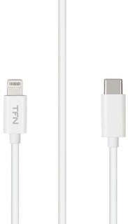 Кабель TFN TFN-CMFLIGC1MTPWH USB Type-C/Lightning, 1м, MFI TPE white