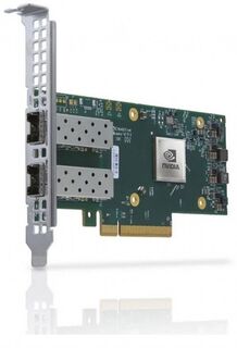 Сетевая карта MELLANOX TECHNOLOGIES MCX621102AN-ADAT ConnectX-6 Dx EN, 25GbE, Dual-port SFP28, PCIe 4.0 x8, No Crypto, Tall Bracket