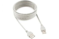 Кабель интерфейсный USB 2.0 удлинитель Gembird AM/AF 4.5 м, пакет