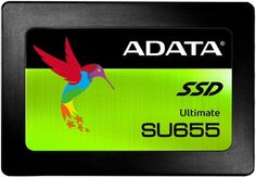 Накопитель SSD 2.5 ADATA ASU655SS-240GT-C Ultimate SU655 240GB TLC 3D NAND 520/450MB/s IOPS 40K/75K MTBF 2M