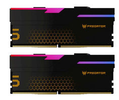 Модуль памяти DDR5 32GB (2*16GB) Acer BL.9BWWR.391 Predator Hermes RGB PC5-51200 6400MHz CL32 1.4V with fan black