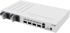 Коммутатор Mikrotik CRS504-4XQ-IN 1x10Base-T/100Base-TX, 4xQSFP28, Switching capacity 800 Gbps